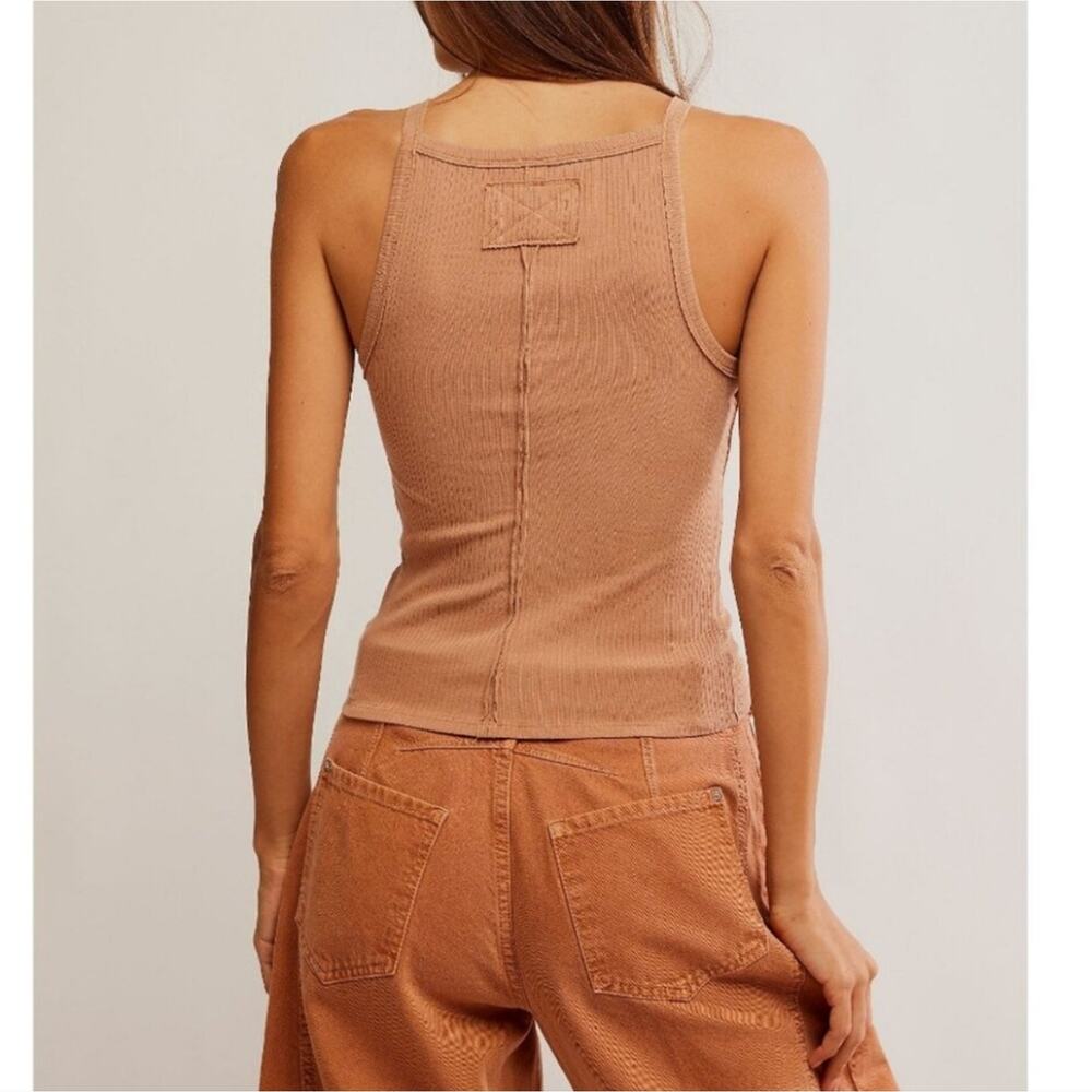 NWT Free People Mia Tank / Macchiato / Size Small - Picture 4 of 6